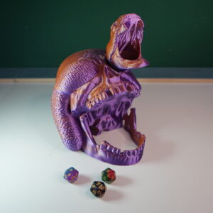 Alternative view of Skull & Snake Dice Tower