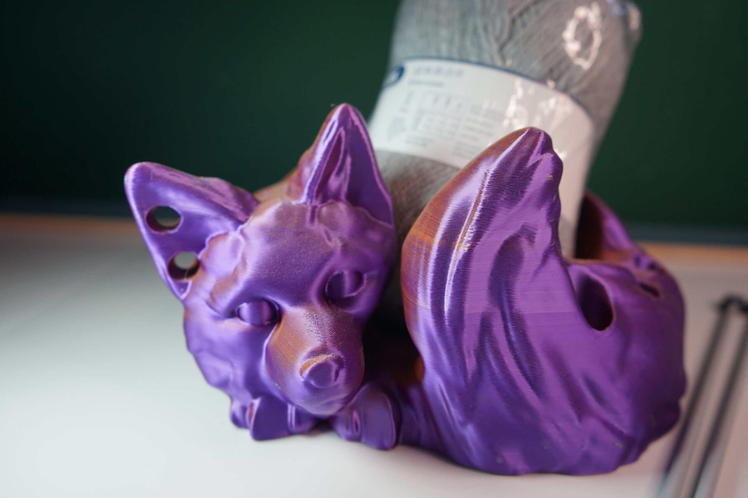 3D Fox Yarn Bowl